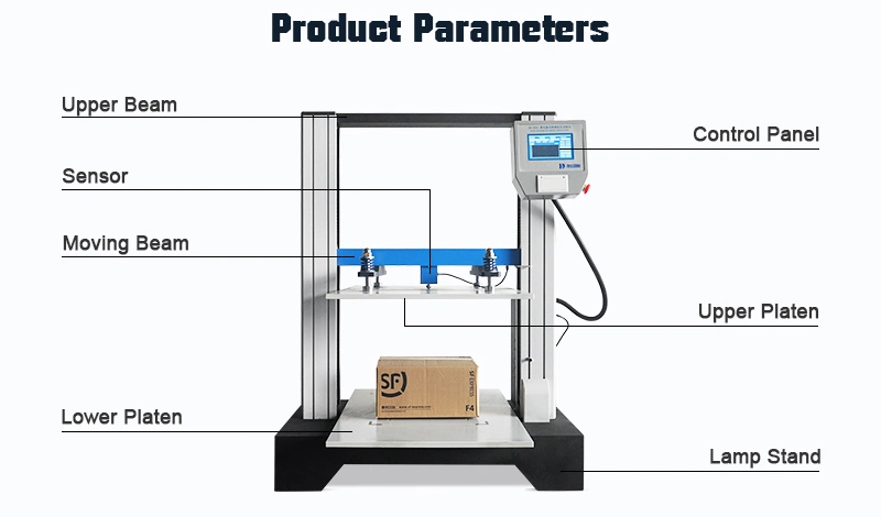 Microcomputer Control Corrugated Carton Paper Box Compression Testing Machine