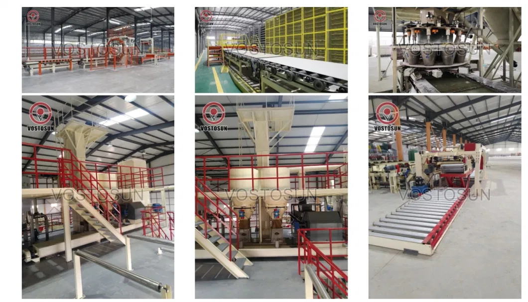 Customized Partition Making Production Line Full Automatic Gypsum Ceiling Board Lamination Machine