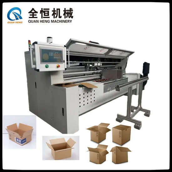 Auto Flexo Printer Printing Cutting Packing Packaging Corrugated Carton Box Making Machine