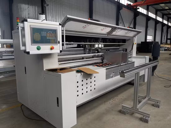 Auto Flexo Printer Printing Cutting Packing Packaging Corrugated Carton Box Making Machine